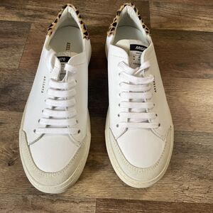 $300 Axel Arigato Clean 90 Leopard/White Sneaker Women US 9 Hand Made Portugal